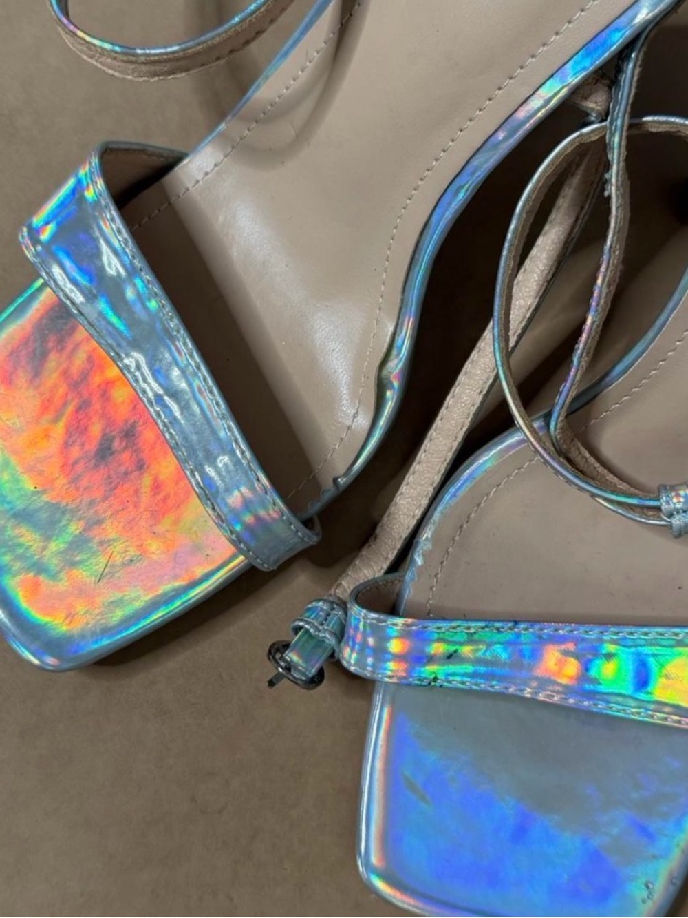 Midnight sun holographic tropical heels  🐠🏝️ - Picture 2 of 2